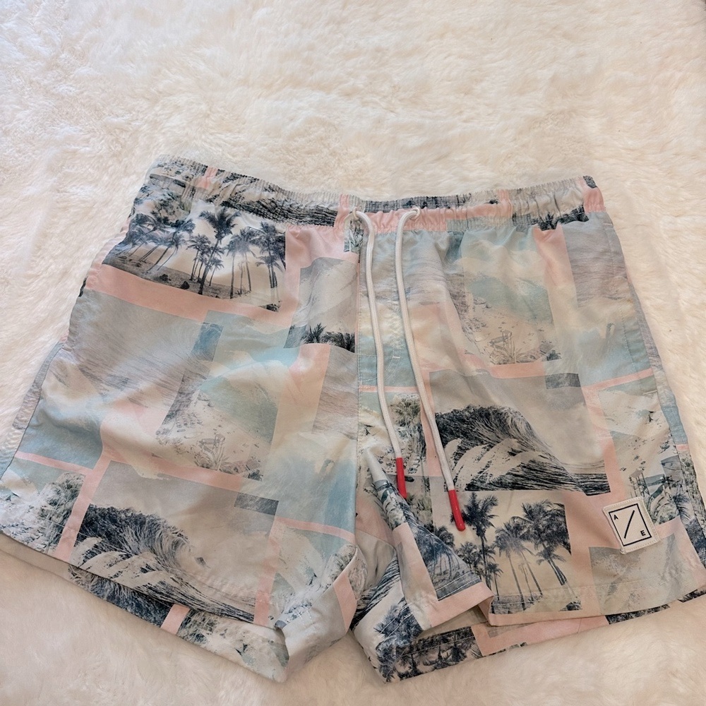 American Eagle Outfitters Pastel Swim Shorts
